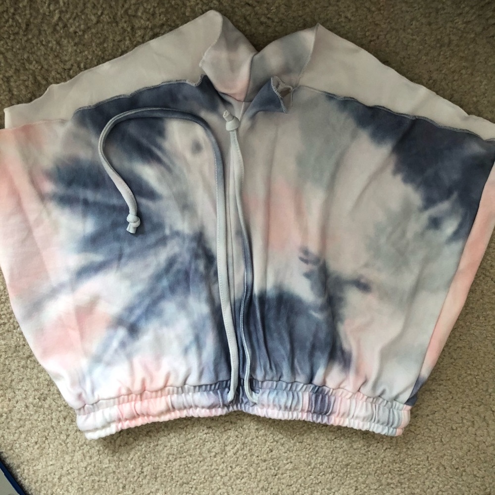 Tie dye shorts